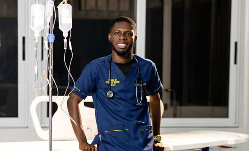 Prince Dela Goka, the Valedictorian for College of Health Sciences - KNUST class of 2023