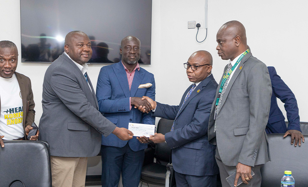 KNUST College of Health Sciences donates GH₵ 125,000 to HEAL KATH Project