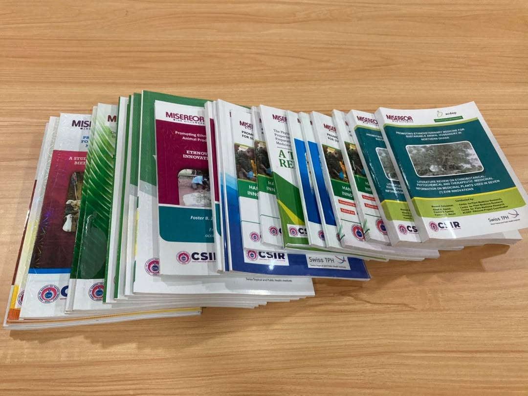 ACDEP Donates Books on Ethnoveterinary Medicine to KNUST School of Veterinary Medicine Library